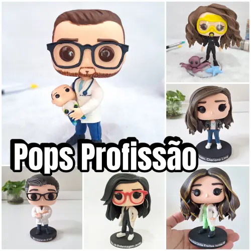 Funkos Pops personalizados profissões