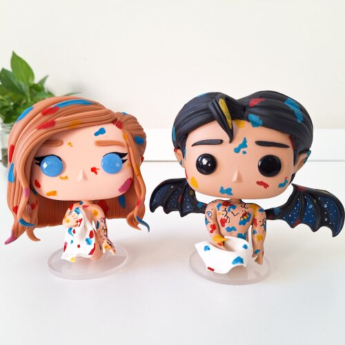 Funko pop Rhysand e Feyre Archeron Acotar capítulo 55