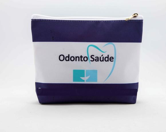 Carteira Comercial Odontologia Modelo 25 cm Azul Marinho
