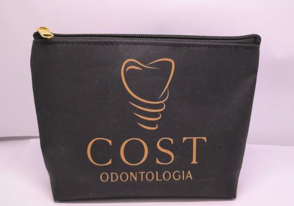 Carteira Comercial Odontologia Modelo 25 cm Preta 003