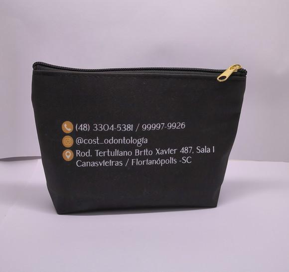 Carteira Comercial Odontologia Modelo 25 cm Preta 003