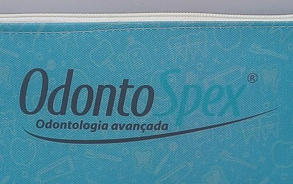 Carteira Comercial Odontologia Modelo 25 cm x 9cm Azul