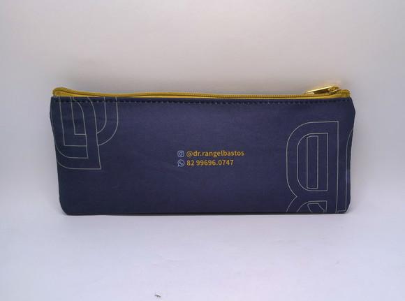 Carteira Comercial Odontologia Modelo 25 cm x 9cm Azul m