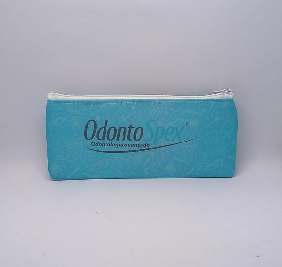 Carteira Comercial Odontologia Modelo 25 cm x 9cm Azul
