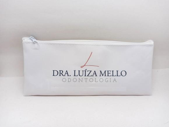 Carteira Comercial Odontologia Modelo 25 cm x 9cm Branca 004