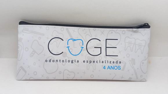 Carteira Comercial Odontologia Modelo 25 cm x 9cm Branca 002
