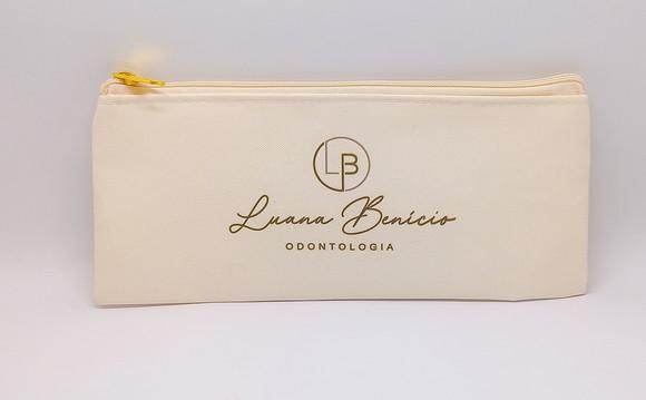Carteira Comercial Odontologia Modelo 25 cm x 9cm Marfim 001