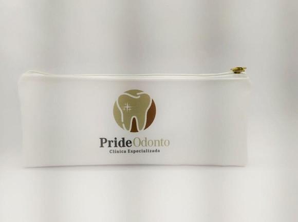 Carteira Odontologia Modelo 25 cm x 9cm Branca 006
