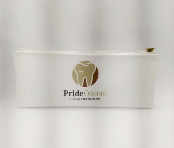 Carteira Odontologia Modelo 25 cm x 9cm Branca 006