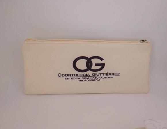 Carteira Odontologia Modelo 25 cm x 9cm Marfim 006