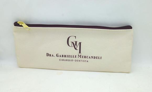 Carteira Odontologia Modelo 25 cm x 9cm Marfim