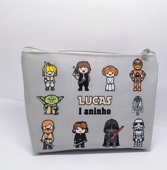 Kit Necessaire Festa Star Wars + Porta Moedas