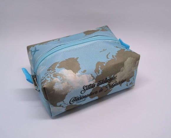 Mini Necessaire Box Mapa Mundi