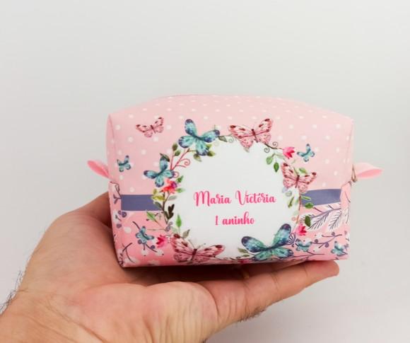 Mini Necessaire Box Jardim Encantado