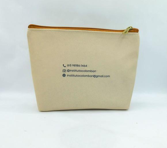 Necessaire Comercial Odontologia 18cm Bege