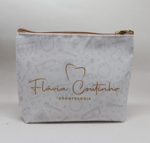 Necessaire Comercial Odontologia 18cm Mod Branca 0002