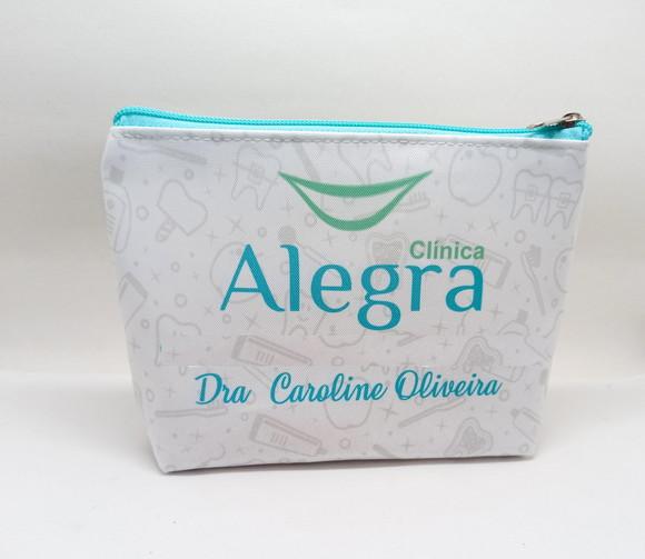 Necessaire Comercial Odontologia 18cm Mod Branca 0003