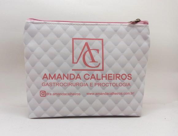 Necessaire Comercial Odontologia 18cm Mod Branca 007