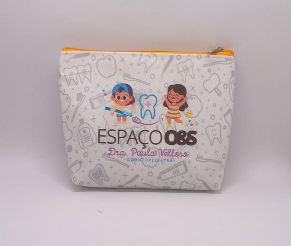 Necessaire Comercial Odontologia 18cm Mod Branca 010