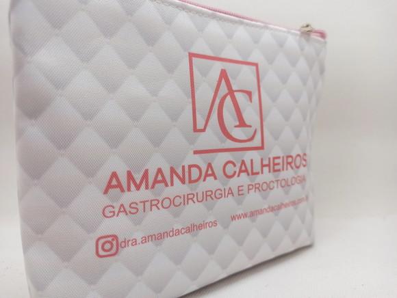 Necessaire Comercial Odontologia 18cm Mod Branca 007