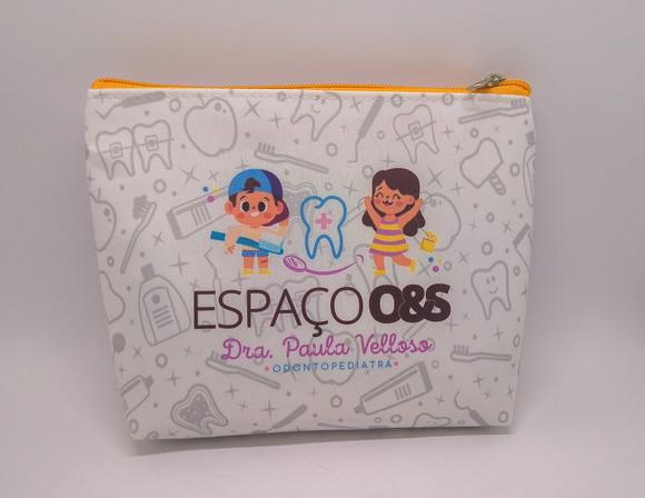 Necessaire Comercial Odontologia 18cm Mod Branca 010