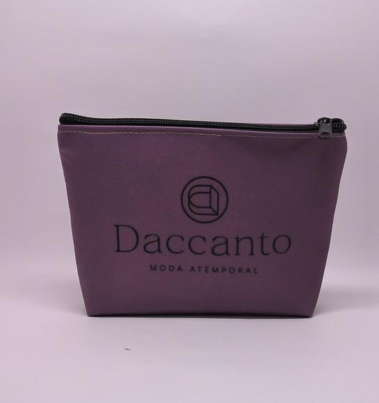 Necessaire Comercial Odontologia 18cm Mod Branca com Vinho