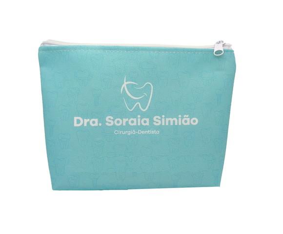 Necessaire Comercial Odontologia 18cm Mod Verde 001