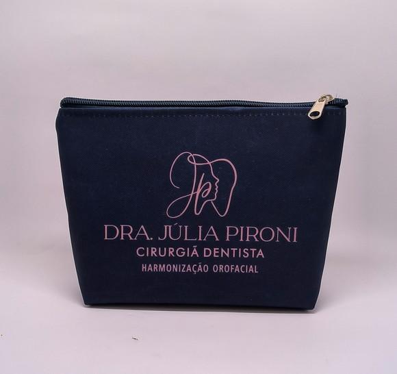 Necessaire Comercial Odontologia 18cm Preta Mod V 007