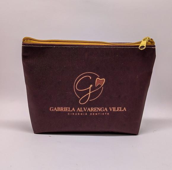 Necessaire Comercial Odontologia Modelo 18cm Bordô