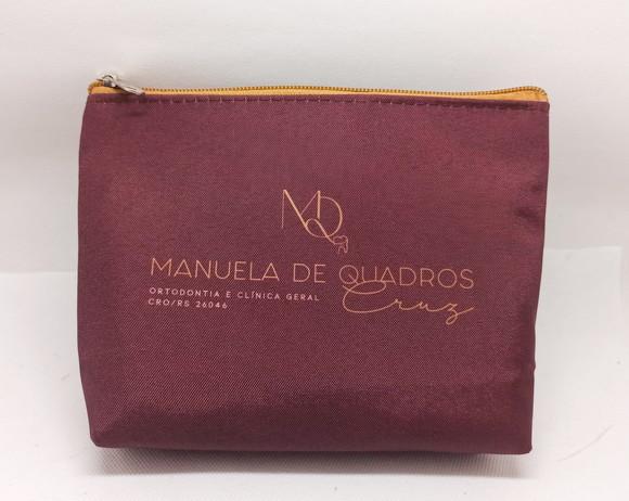 Necessaire Comercial Odontologia Modelo 18cm Bordô
