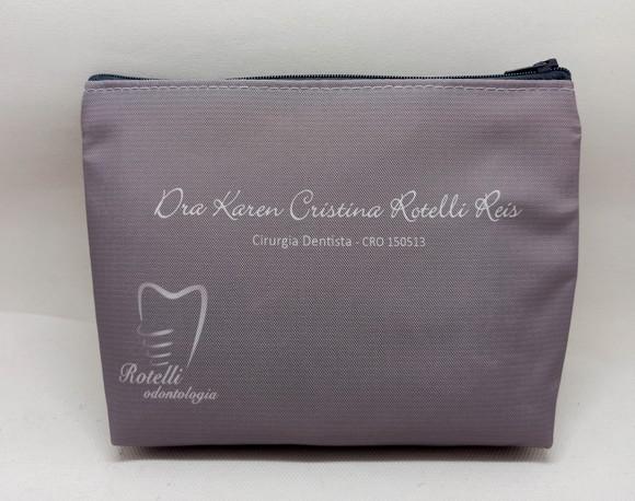 Necessaire Comercial Odontologia Modelo 18cm Cinza 002