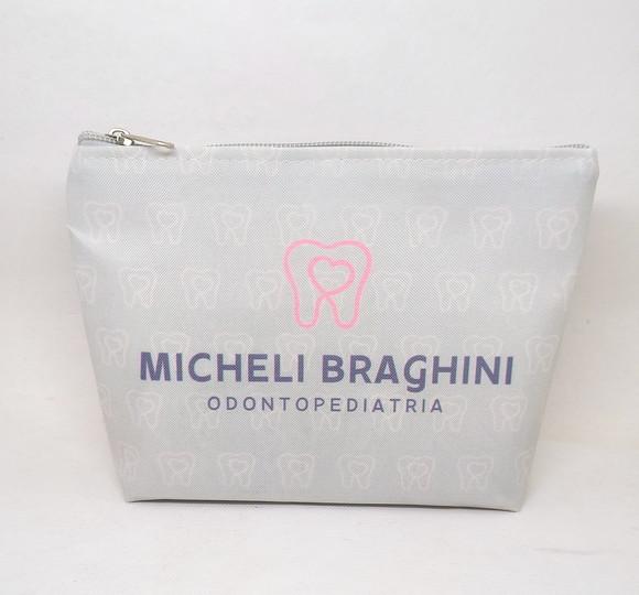 Necessaire Comercial Odontologia Modelo 18cm Cinza 004