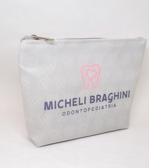 Necessaire Comercial Odontologia Modelo 18cm Cinza 005