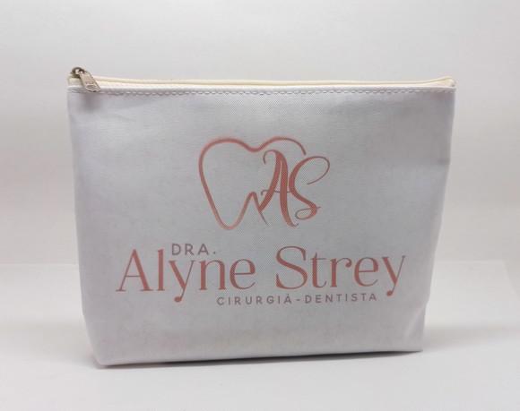 Necessaire Comercial Odontologia Modelo 18cm Granito Cinza