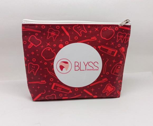 Necessaire Comercial Odontologia Modelo 18cm Vermelha