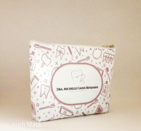 Necessaire Comercial Tema Odontologia Modelo 18cm