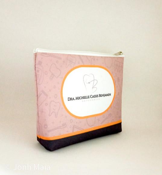 Necessaire Comercial Tema Odontologia Modelo 18cm
