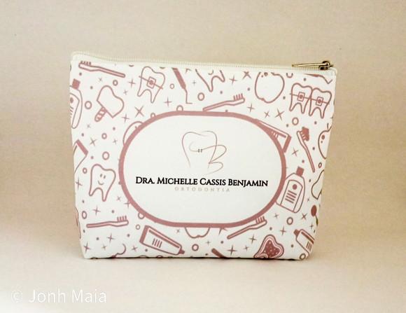Necessaire Comercial Tema Odontologia Modelo 18cm