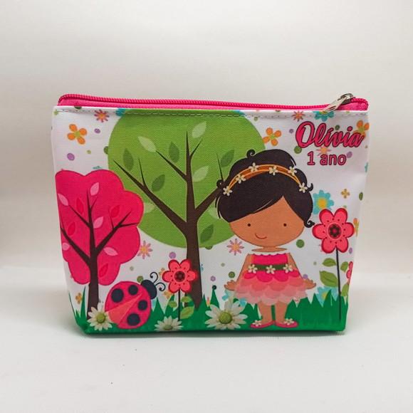 Necessaire Festa Jardim das Bonecas