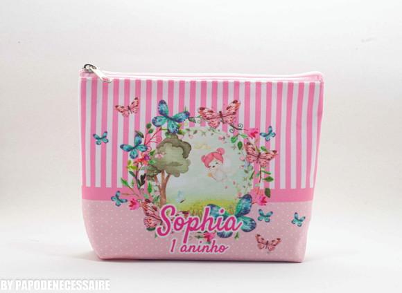 Necessaire Festa Jardim Fadas