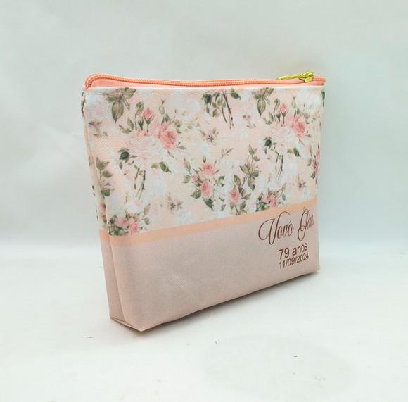 Necessaire Floral - com Nome Individualmente