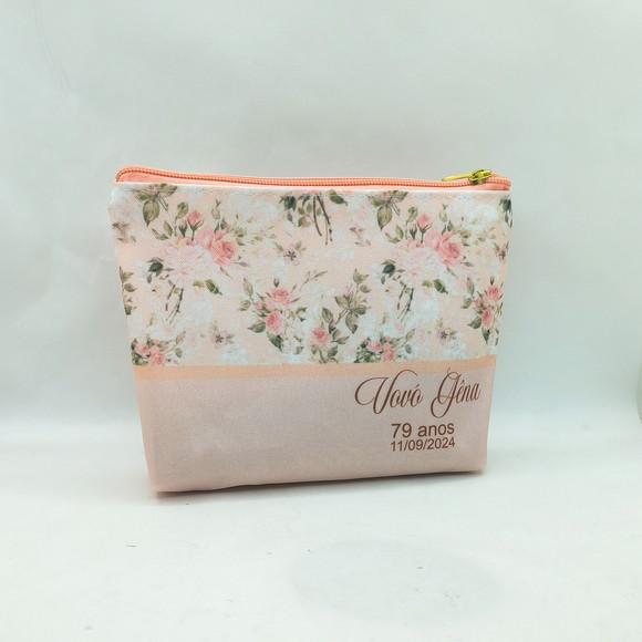 Necessaire Floral - com Nome Individualmente