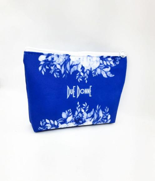 Necessaire Floral Azul