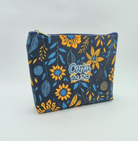 Necessaire Floral Azul 001