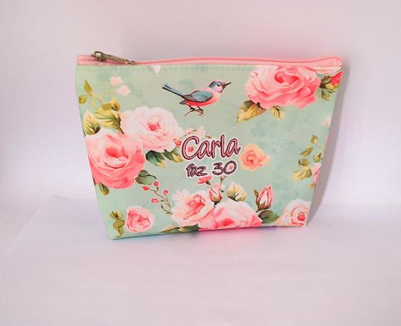 Necessaire Floral e Passaros
