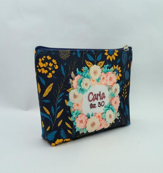 Necessaire Floral Azul 002