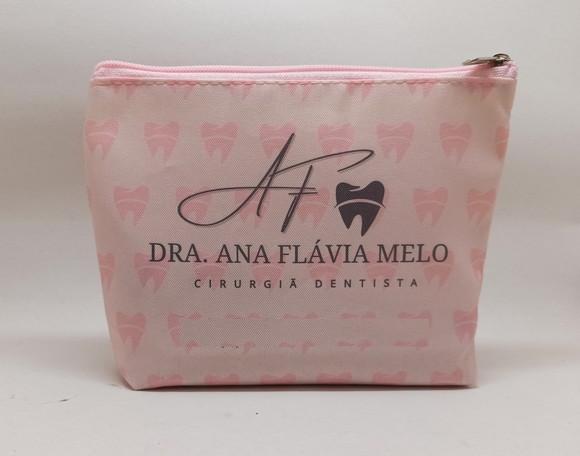 Necessaire Odontologia 18cm - Modelo Rosa 002