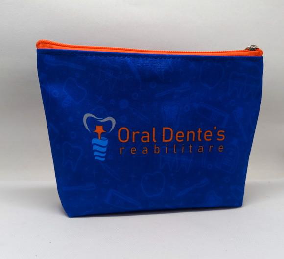 Necessaire Odontologia 18cm Azul