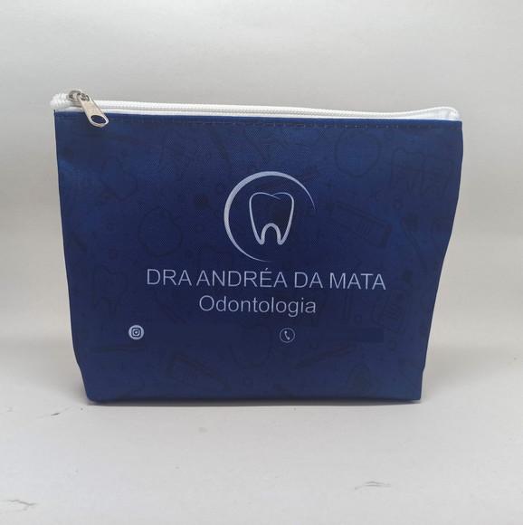 Necessaire Odontologia 18cm Azul 002