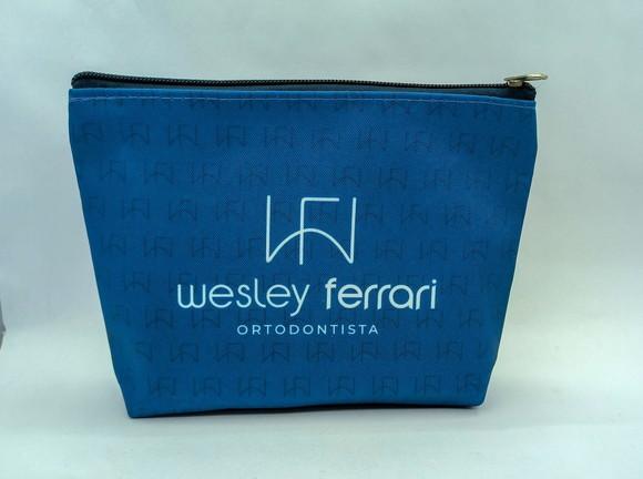 Necessaire Odontologia 18cm Azul 005
